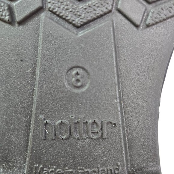 NWOT/NWOB Hotter Suede Leather Cornwall Comfort Oxford Shoes Size UK 8/US 10 - Picture 5 of 9